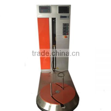 small box or luggage packaging machine with stretch film wrapping