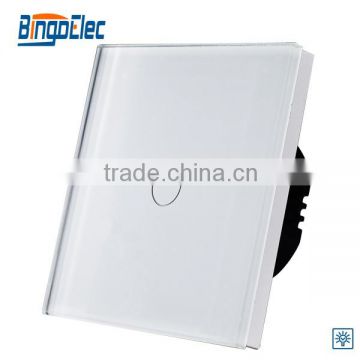 UK glass panel led touch dimmer switch