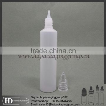 packaging box food grade1oz unicorn bottles sterile perfume oil triangle 50ml PE plastic eliquid pen shape unicorn bottle