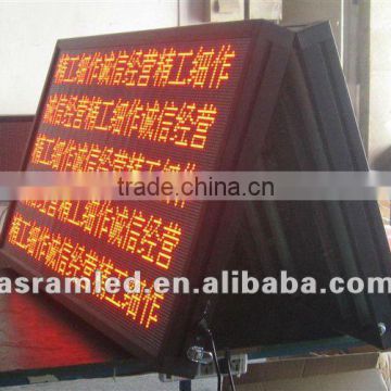 PH10 two face double sides led display red/full color