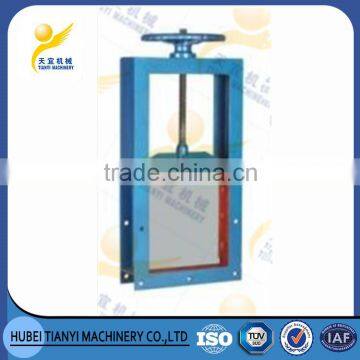 China factory price industrial high temperature resistant dust tight manual slide gate valve