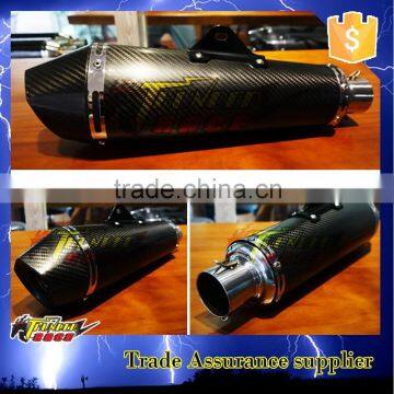 Universal Fiber exhaust muffler for Racing Motorcycle