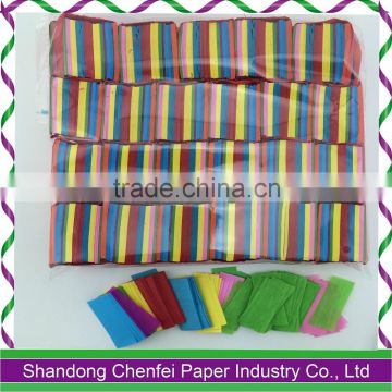 Colorful Fire Resistant Colorful Confettis Paper Tissue Confetti