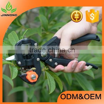Taizhou manufacture 3 blades pruning grafting ratchet scissors wholesale