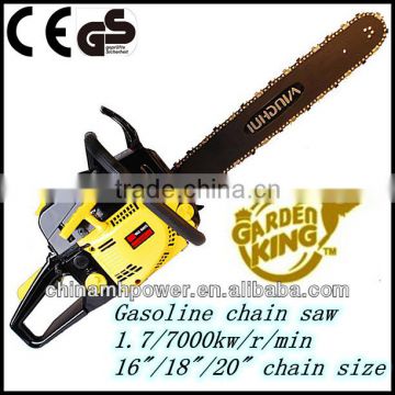 Gasoline chain saw 52CC 1.9KW