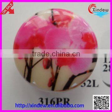 Fashion design plastic printing coat buttons/shirt buttons/High-end clothing buttons/Senior custom buttons