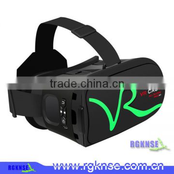 rgknse factory supply all in one vr 3d virtual reality glasses headset with bluetooth all in one vr case for all cellphone