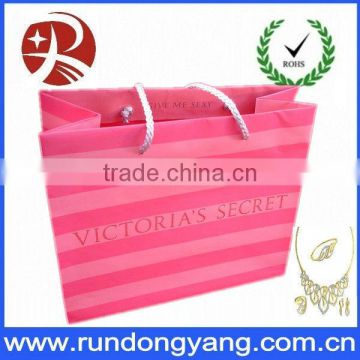 2014 top quality colorful paper bag package paper bag