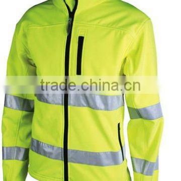 2012's 3M reflective Hi vis Soft Shell waterproof winter Jackets
