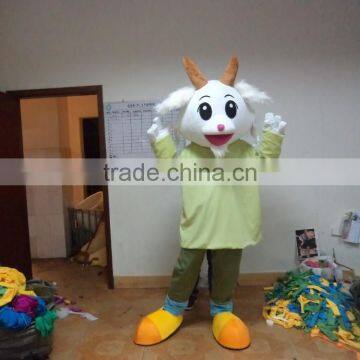 Factory Manufacturer Advertising Adult Wearing Polyfoam Version Asia Sheep Mascot Costume