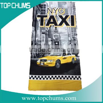 2016 New Design3d print beach towel, poncho towel for adults