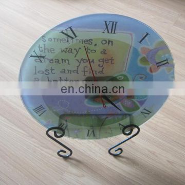 Sublimation glass clock