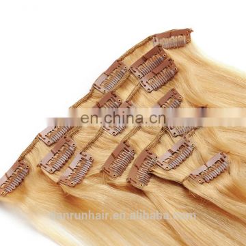 virgin unprocessed brazilian human hair remy hair clip ins