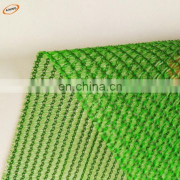 HDPE green and black color scaffolding safety net