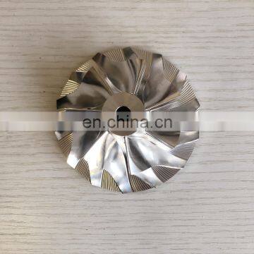 TD08H forward 49188-45120 63.30/92.00mm 7+7blades  turbo milling/aluminum 2618/billet compressor wheel