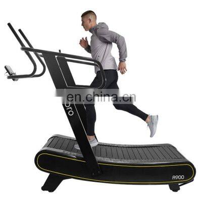 China new brand name perfect for walking joggingwoodway Curved treadmill & air runner high quality gym equipment running machine