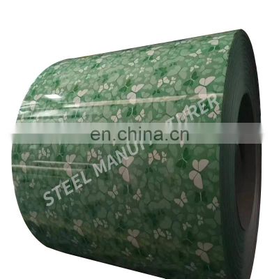 pattern printed ppgi prepainted galvanized iron steel coil 5 ton