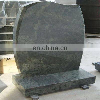 cheap price green granite headstone