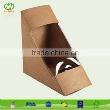 Customized sandwich wrap packaging box