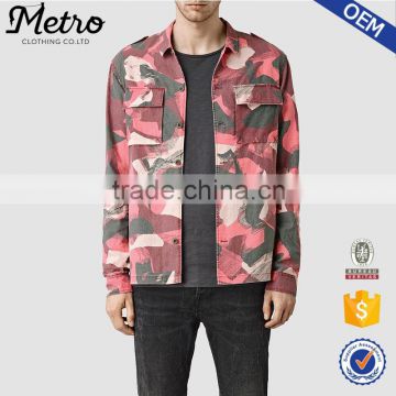 Wholesale Military Red Camo Long Sleeve Shirts