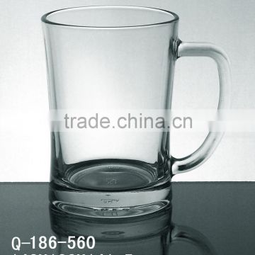 Fancy Glass Coffee Mug with handle