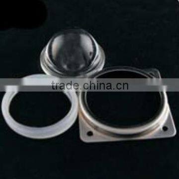 45 degree waterproof glass optical lens for bay / street light