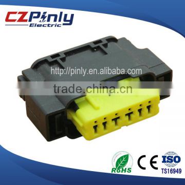 6 pin female waterproof automotive electrical connector for FCI