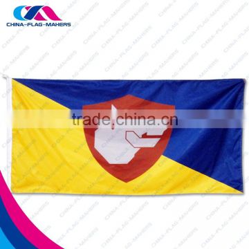 double side display polyester fabric 3'x5' fly flag banner for event