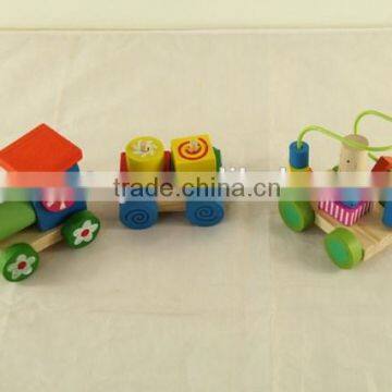 Small wooden toy train sets