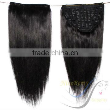 niceremyhair Brazilian remy body wave light color clip in half wig