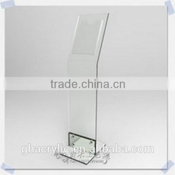 GH-RZ690 Shenzhen Guihe factory direct sale Freestanding acrylic poster display stand, modern acrylic cake display
