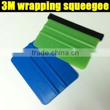 hot selling squeegee card with felt super quality 3M squeegees