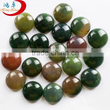 Hot sale natural gemstone lndian agate cabochon for rings