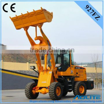 sound-proof 1500kg rated load ce certification wheel loader price for road construction