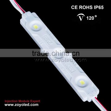 CE RoHS, smd2835 3leds 65lm high brightness led module with Epistar chips