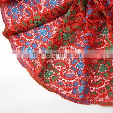 Embroidered exquisit lace african fabrics guipure embroidery lace Nigerian lace cord
