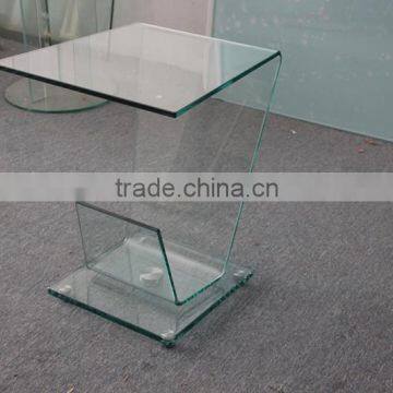 Tempered glass tea table design with AS/NZS2208:1996, BS6206, EN12150 certificate