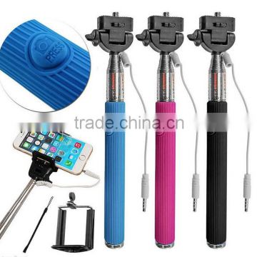 colorful bluetooth selfie stick, cable take pole selfie stick, selfie stick bluetooth