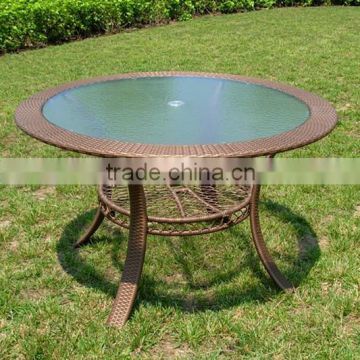 2015 outdoor rattan round dining table