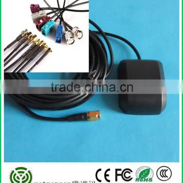 Magnetic Car GPS Active Antenna with sma connector free sample GPS Antenna