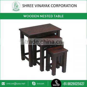 Superior Quality Best Selling Wooden Nested Tables Available at Lowest Price