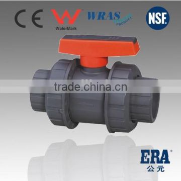 CE certificated PVC true union ball valve