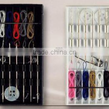 Hotel Sewing Kit High Quality Sewing Pins Colorful Sewing Thread With Plastic Box