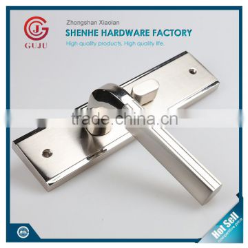 zinc alloy handle with brass cylinder lock body home mortise lock set