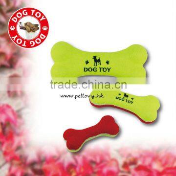 A50441 Size:4.5"-9" Bone Tennis Dog Toy