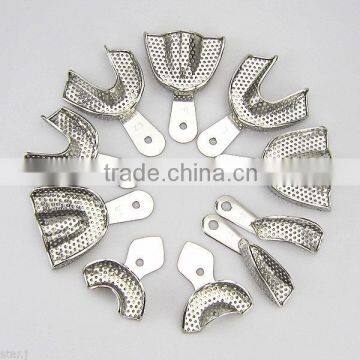 Dental Stainless Steel Impression Tray Perforated