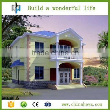 CE verified two story luxury house beautiful shape prefab homes for sale
