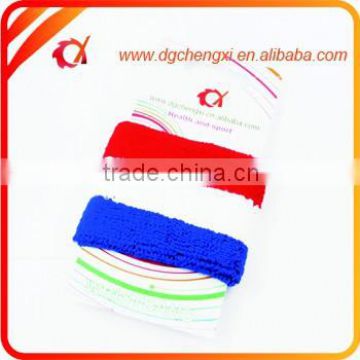 soccer ball cotton knitted sports wristband