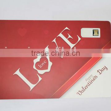 Customized printing card usb for gift