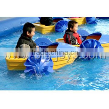 Outdoor plastic children water boat/water boat for kids/hand paddle boat manufacturers